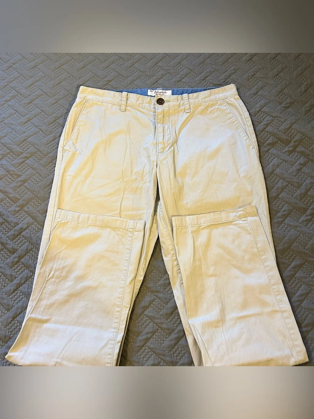 Original Penguin Men's light gray Chino Pants Size 33X32